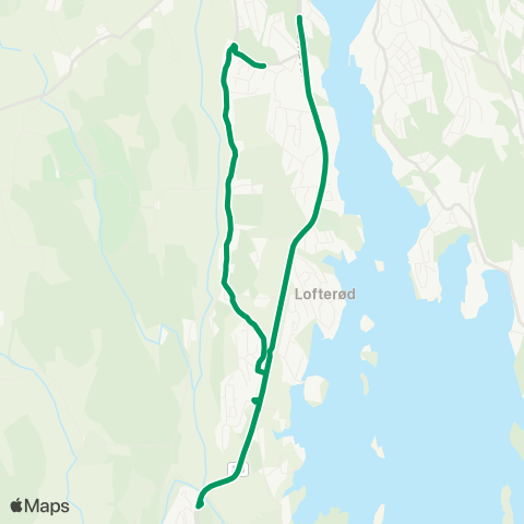 VKT - Vestfold Kollektivtrafikk Hystad-Ranvik usk map