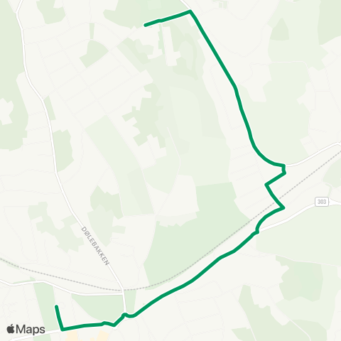 VKT - Vestfold Kollektivtrafikk Breidablikk usk-Sandefjord map