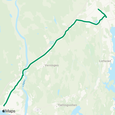 VKT - Vestfold Kollektivtrafikk Larvik-Bommestad-Sandefjord map