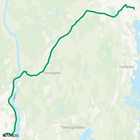 VKT - Vestfold Kollektivtrafikk Thor Heyerdahl-Sandefjord map