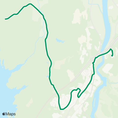 VKT - Vestfold Kollektivtrafikk Bommestad-Ono snuplass map