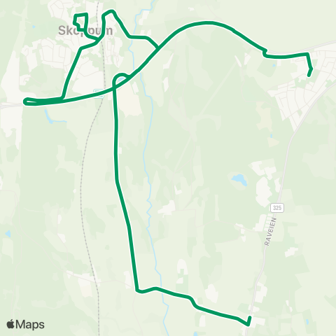 VKT - Vestfold Kollektivtrafikk Borre usk-Skoppum-Adal map