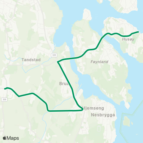 VKT - Vestfold Kollektivtrafikk Husøy-Borgheim map