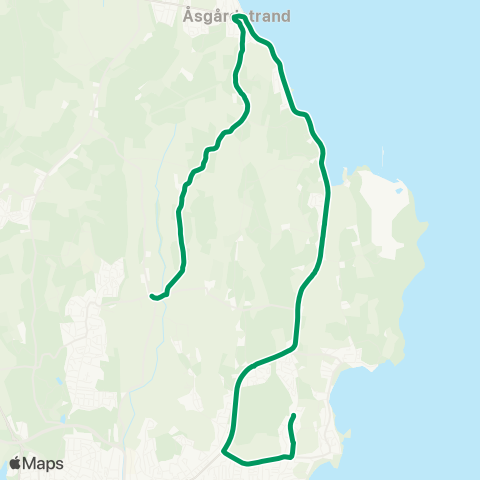 VKT - Vestfold Kollektivtrafikk Ringshaug-Åsg.strand-Eik-Tbg map