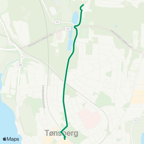 VKT - Vestfold Kollektivtrafikk Greveskogen-Tønsberg map