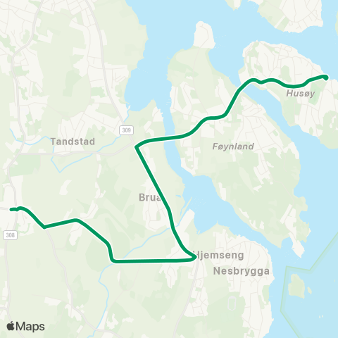 VKT - Vestfold Kollektivtrafikk Borgheim-Husøy map