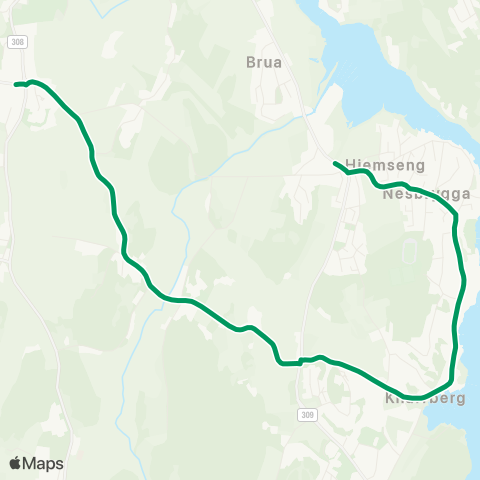 VKT - Vestfold Kollektivtrafikk Borgheim-Knarberg-Hjemseng map