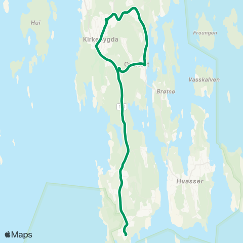 VKT - Vestfold Kollektivtrafikk Lindhøy-Hulebak-Verdens ende map