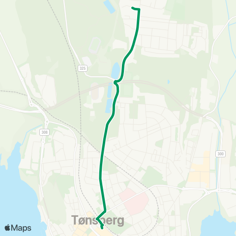 VKT - Vestfold Kollektivtrafikk Granly skole-Tønsberg map