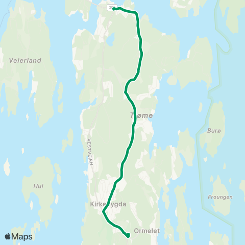 VKT - Vestfold Kollektivtrafikk Lindhøy-Grimestad-Sundene map