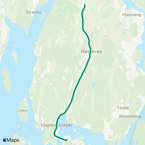 VKT - Vestfold Kollektivtrafikk Sundene-Borgheim map