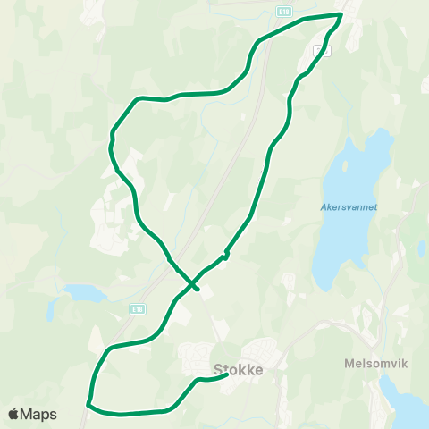VKT - Vestfold Kollektivtrafikk Bokemoa-Sørby map