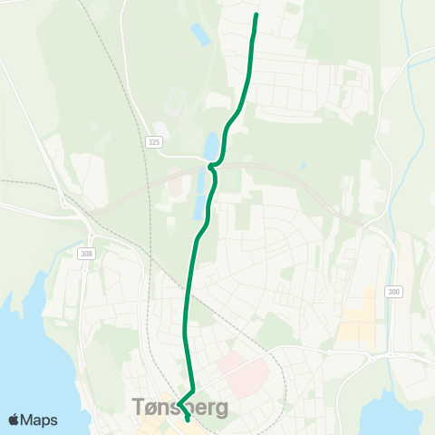 VKT - Vestfold Kollektivtrafikk Eiktoppen-Tønsberg map