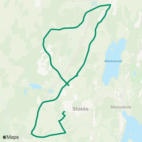 VKT - Vestfold Kollektivtrafikk Bokemoa-Sørby map