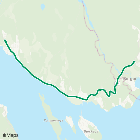 VKT - Vestfold Kollektivtrafikk Selvik skole-Berger kafe map