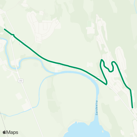 VKT - Vestfold Kollektivtrafikk Granbakken-Haga skole map