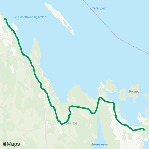 VKT - Vestfold Kollektivtrafikk Horten-Holmestrand map