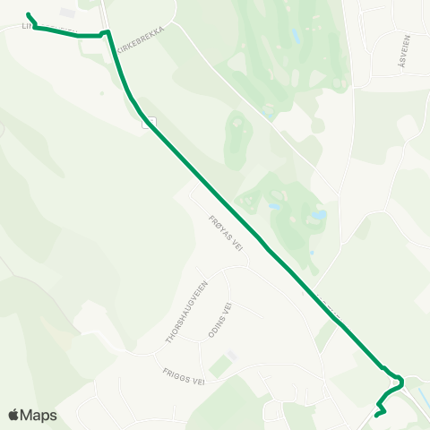 VKT - Vestfold Kollektivtrafikk Hof-Hof skole map