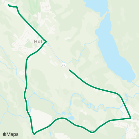 VKT - Vestfold Kollektivtrafikk Sundbyfoss-Hof map