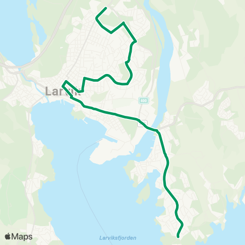 VKT - Vestfold Kollektivtrafikk Gon-Larvik-Nordbyen map