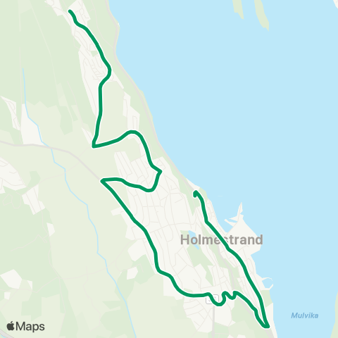 VKT - Vestfold Kollektivtrafikk Kleiverud-Holmestrand map