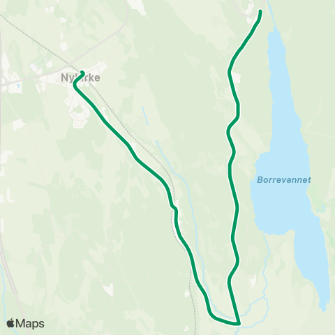VKT - Vestfold Kollektivtrafikk Nykirke-Vikveien map