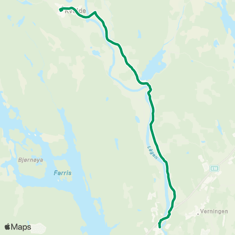 VKT - Vestfold Kollektivtrafikk Kvelde sk-Sundet-Kverken map