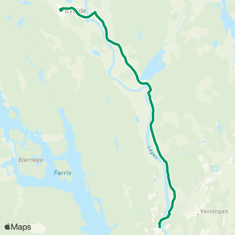 VKT - Vestfold Kollektivtrafikk Kvelde sk-Sundet-Kverken map