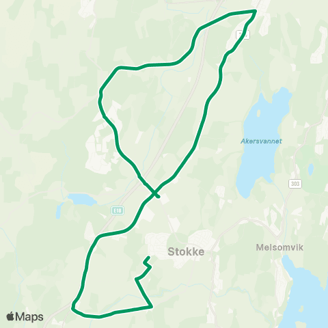VKT - Vestfold Kollektivtrafikk Stokke usk-Ramsum-Dalen map