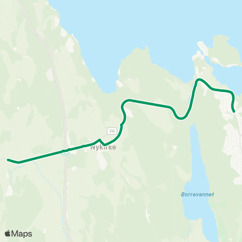 VKT - Vestfold Kollektivtrafikk Orerønningen-Nykirke-Hauan map
