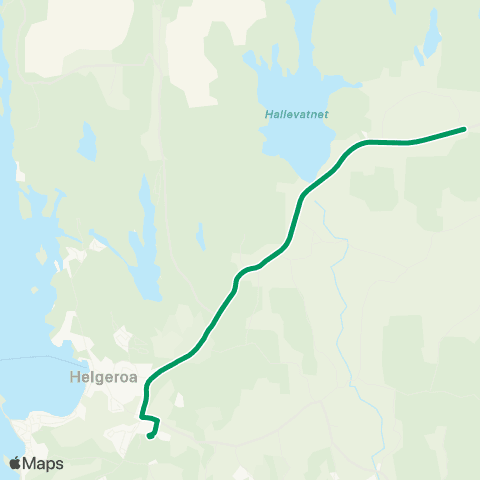 VKT - Vestfold Kollektivtrafikk Tvedalen-Berg skole map