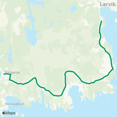 VKT - Vestfold Kollektivtrafikk Stavern dublering map
