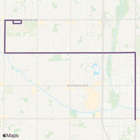 Valley Metro Cactus Rd map