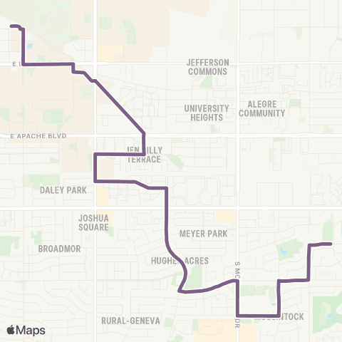 Valley Metro Orbit Mars map