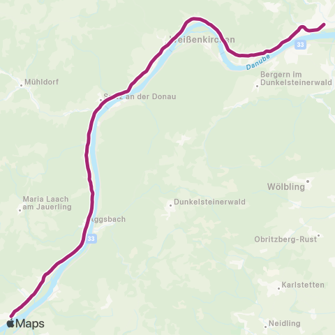 VOR Krems a. d. Donau - Emmersdorf map