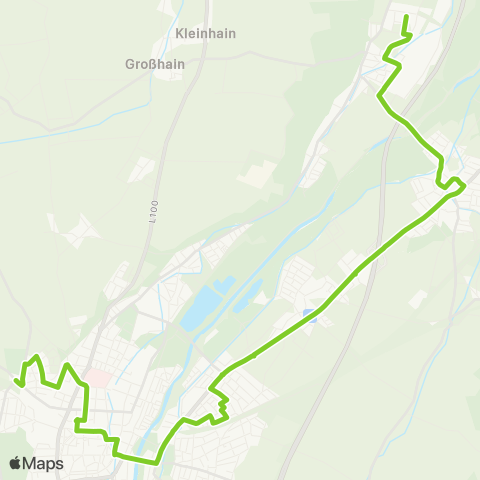 Verkehrsverbund Ost-Region Stadtverkehr St. Pölten Friedhof - Hbf. - Landhaus - Pottenbrunn - Unterradlberg map
