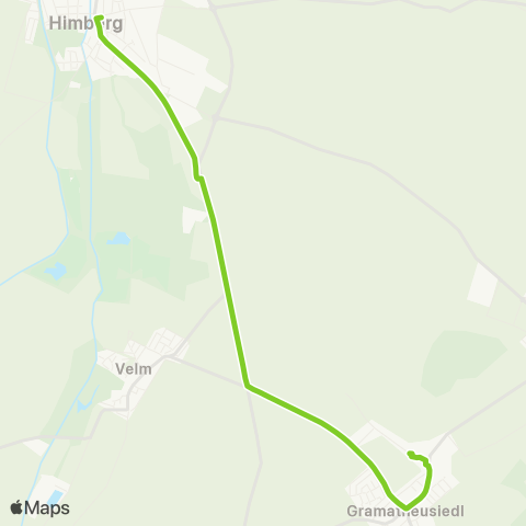 Verkehrsverbund Ost-Region Shuttleverkehr Himberg - Gramatneusiedl map