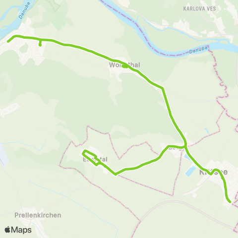 Verkehrsverbund Ost-Region Hainburg / Donau - Wolfsthal - Kittsee map