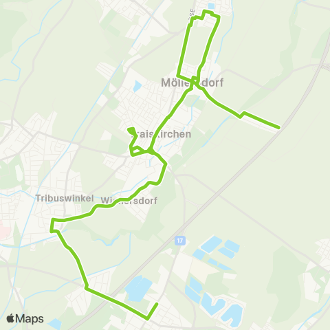 Verkehrsverbund Ost-Region Baden / Oeynhausen - Möllersdorf - Traiskirchen map