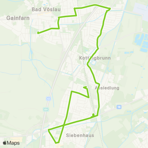 Verkehrsverbund Ost-Region Bad Vöslau - Leobersdorf - Kottingbrunn map