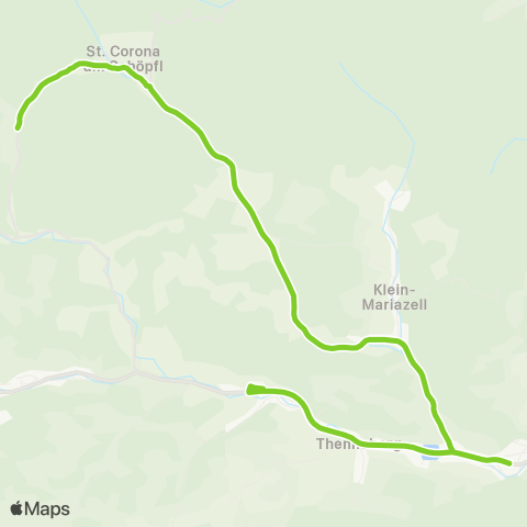 Verkehrsverbund Ost-Region Altenmarkt / Triesting - Neuwald map