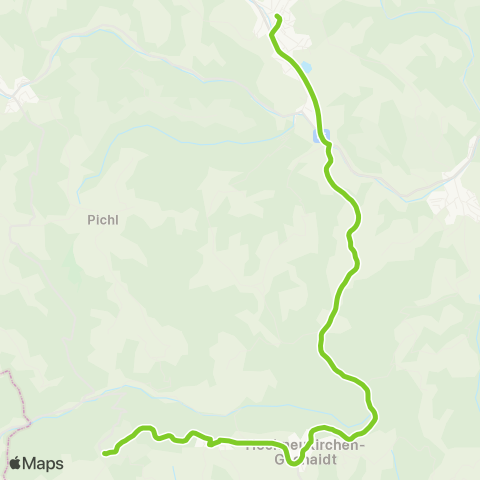 Verkehrsverbund Ost-Region Krumbach - Gschaidt map