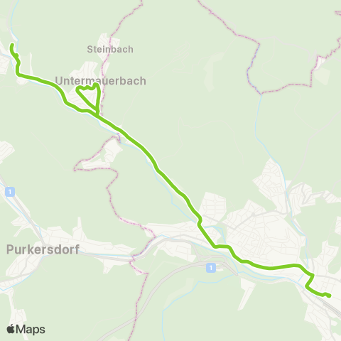 Verkehrsverbund Ost-Region Wien Hütteldorf - Hadersdorf - Mauerbach map