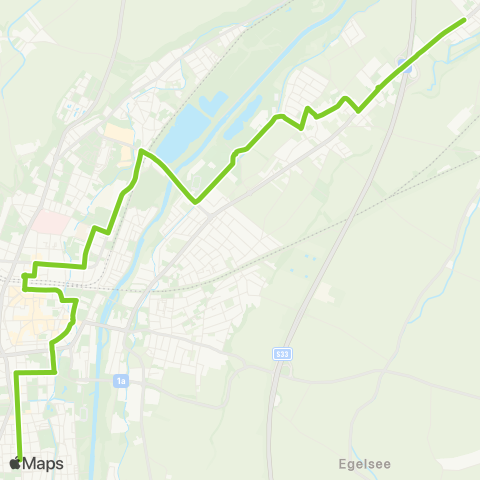Verkehrsverbund Ost-Region Pottenbrunn - St. Pölten map