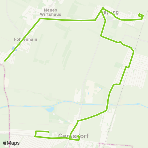 Verkehrsverbund Ost-Region Gerasdorf bei Wien - Föhrenhain map