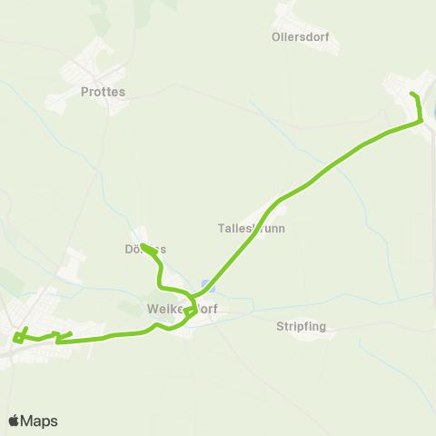 Verkehrsverbund Ost-Region Gänserndorf - Angern an der March map