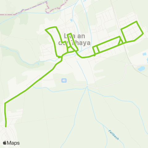 Verkehrsverbund Ost-Region Laa an der Thaya - Hanfthal map