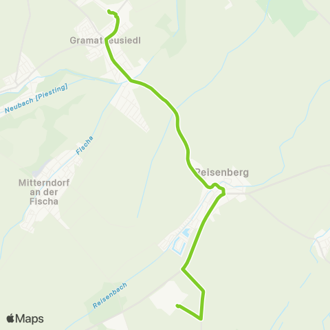 Verkehrsverbund Ost-Region AIT-Shuttle map