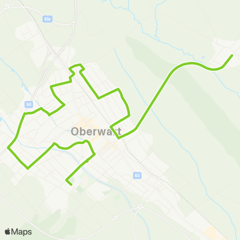 Verkehrsverbund Ost-Region Stadtverkehr Oberwart map