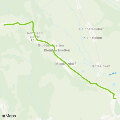 Verkehrsverbund Ost-Region Neuhaus - Mischendorf - Kohfidisch map